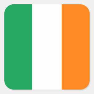Adesivo Quadrado Flag of Ireland Large Square Sticker
