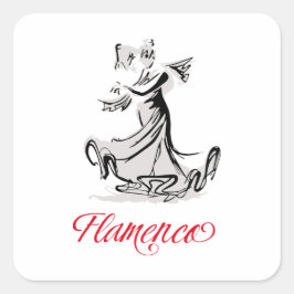 Adesivo Quadrado Flamenco