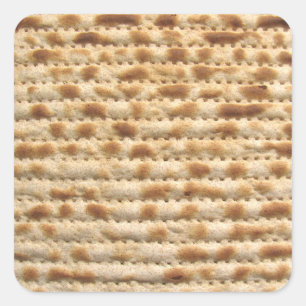 Adesivo Quadrado Flatbread do biscoito do Matzah