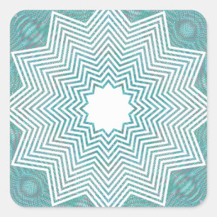 Adesivo Quadrado Floco do teste padrão do RGB