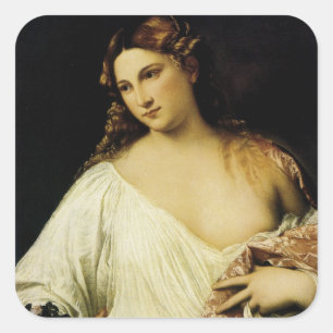 Adesivo Quadrado Flora, por Titian