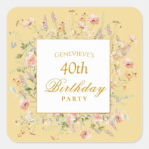 Florais de Aniversário de Jardim de Campo