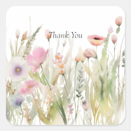 Adesivo Quadrado Floral