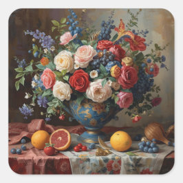 Adesivo Quadrado Floral Galore 