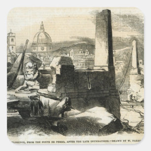 Adesivo Quadrado Florença, da Ponte de Perro