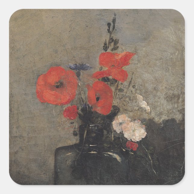 Adesivo Quadrado Flores, 1857 (Frente)