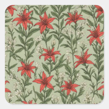 Flores cardinas e padrão das folhas