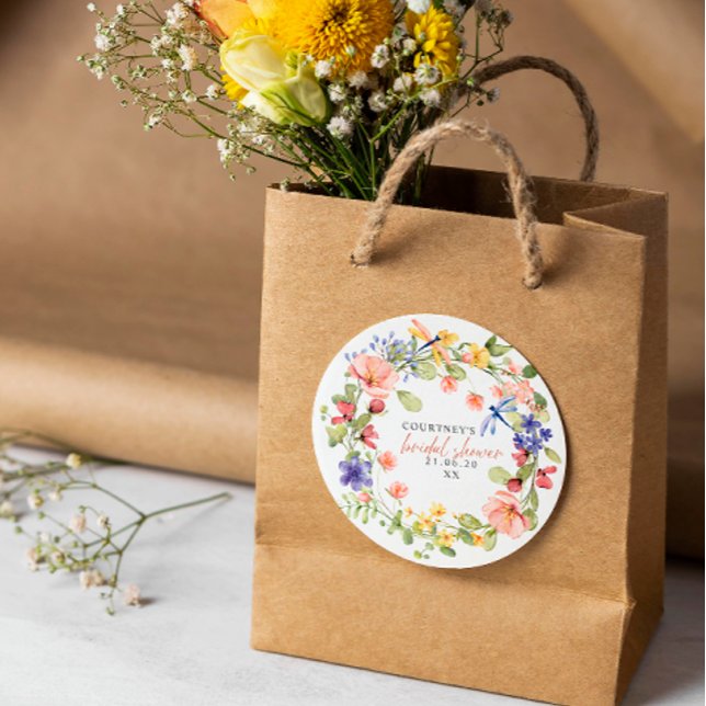 Adesivo Quadrado Flores e Dragonflies Chá de panela (Criador carregado)