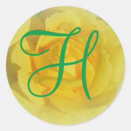 Adesivo Quadrado Flores Florais 3d Rosa Amarela Monograma