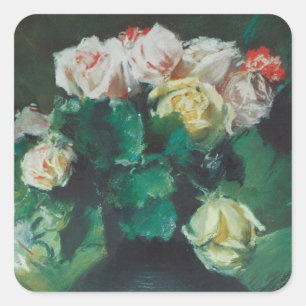 Adesivo Quadrado Flores (também conhecidas como Rosas) por William