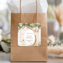 Floresta Boho Aquarela Fada Primeiro Aniversário