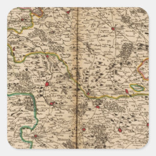 Adesivo Quadrado Florestas de Alemanha