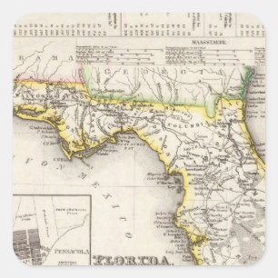 Adesivo Quadrado Florida 14