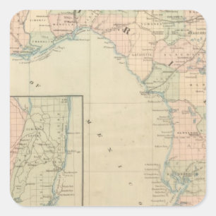 Adesivo Quadrado Florida 2