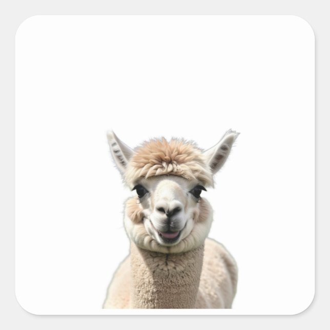 Adesivo Quadrado Fluff & Friendship (Frente)