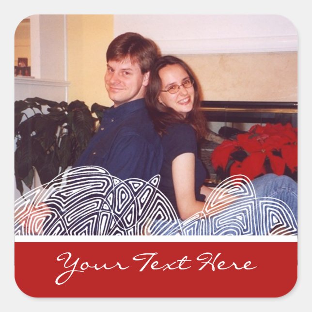 Adesivo Quadrado Flurry (Frente)