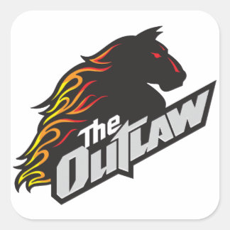 Adesivo Quadrado Flying Aces The Outlaw Sticker