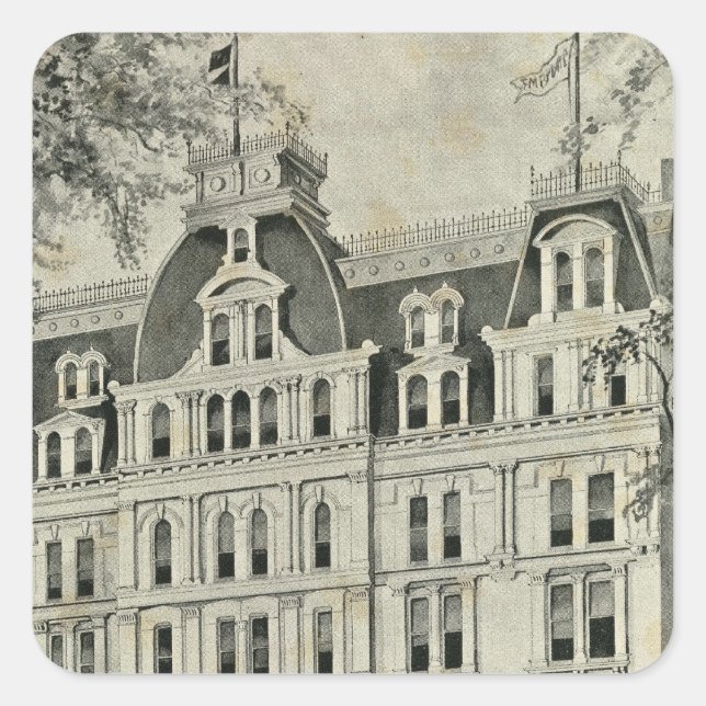 Adesivo Quadrado FM Brown & Co (Frente)