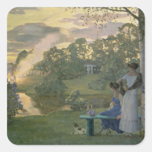 Adesivo Quadrado Fogo-de-artifício, 1922