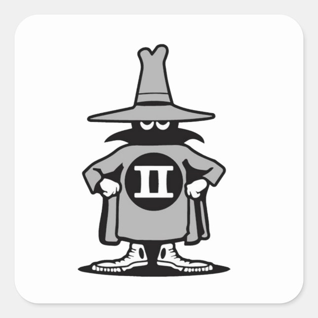 Adesivo Quadrado Folha de autocolantes (Frente)