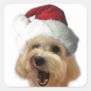 Adesivo Quadrado Folha de Vestido Natal!