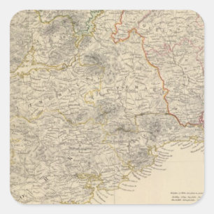 Adesivo Quadrado Folha sul de Ireland