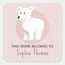 Folheto 'Este Livro Pertence', Polar Bear Kids
