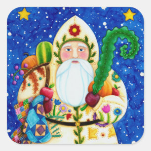 ADESIVO QUADRADO FOLKART BALTIMORE QUILADO PAI NATAL PRIMITIVO