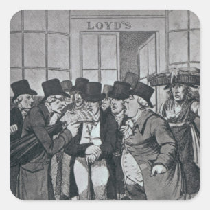 Adesivo Quadrado Fora da Lloyds de Londres