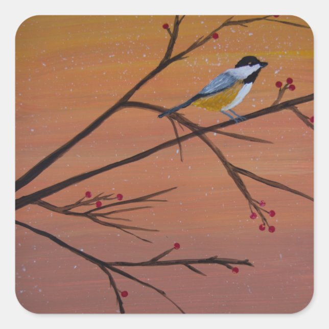 Adesivo Quadrado Fora de um Limb (Frente)