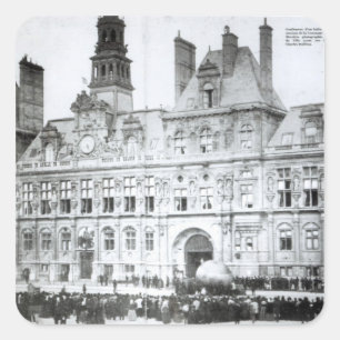 Adesivo Quadrado Fora do hotel de Ville