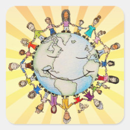 Adesivo Quadrado Force Field for Good Stickers