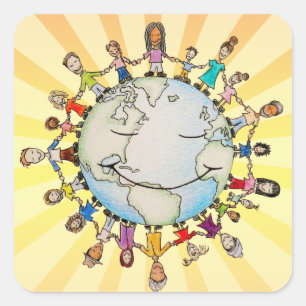 Adesivo Quadrado Force Field for Good Stickers