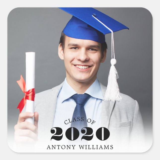 Adesivo Quadrado Formando Photo Modern (Frente)