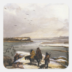 Adesivo Quadrado Forte Clark no Missouri, em fevereiro de 1834,