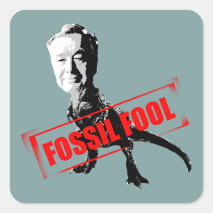 Adesivo Quadrado Fóssil Fool