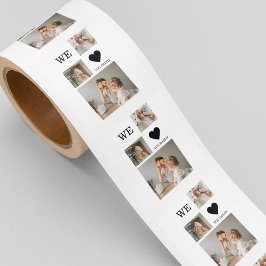 Adesivo Quadrado Foto da Colagem de Tendência e nós amamos seu pres