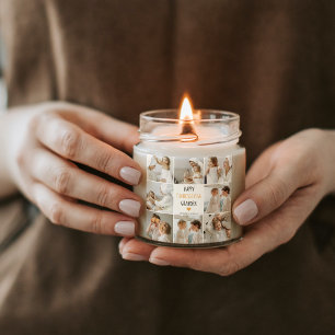 Adesivo Quadrado Foto da Colagem Moderna Feliz Ação de Graças Vo