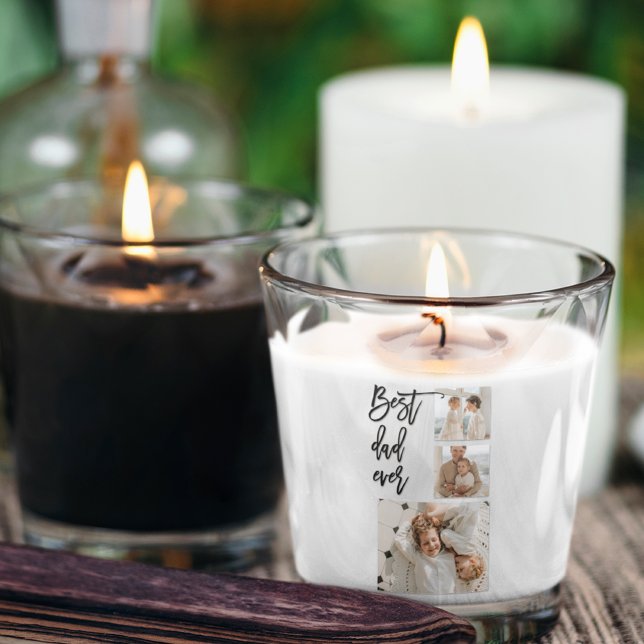 Adesivo Quadrado Foto de Colagem de Beleza Melhor Pai Alguma Vez Of (Criador carregado)