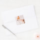 Adesivo Quadrado Foto de Pet Simples Elegante Reprodutiva Moderna (Envelope)