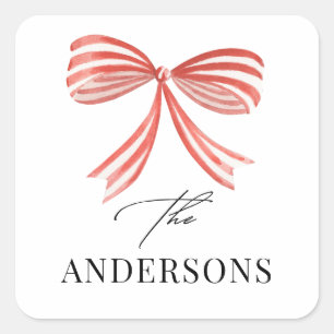 Adesivo Quadrado Foto multiarco vermelho tradicional e elegante