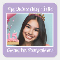 Foto Nombre Mis Quince Gracias