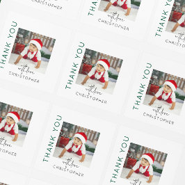 Adesivo Quadrado Foto Para Crianças Obrigado