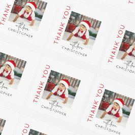 Adesivo Quadrado Foto Para Crianças Obrigado