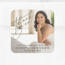 Foto Personalizada de Agradecimento de Formatura
