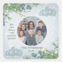 Foto Personalizada de Família Natal Pinheiro de In
