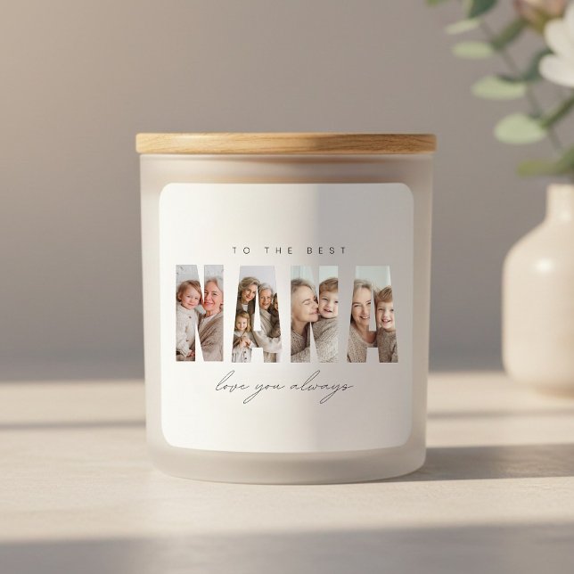 Adesivo Quadrado Foto Personalizada NANA Customizada (Criador carregado)