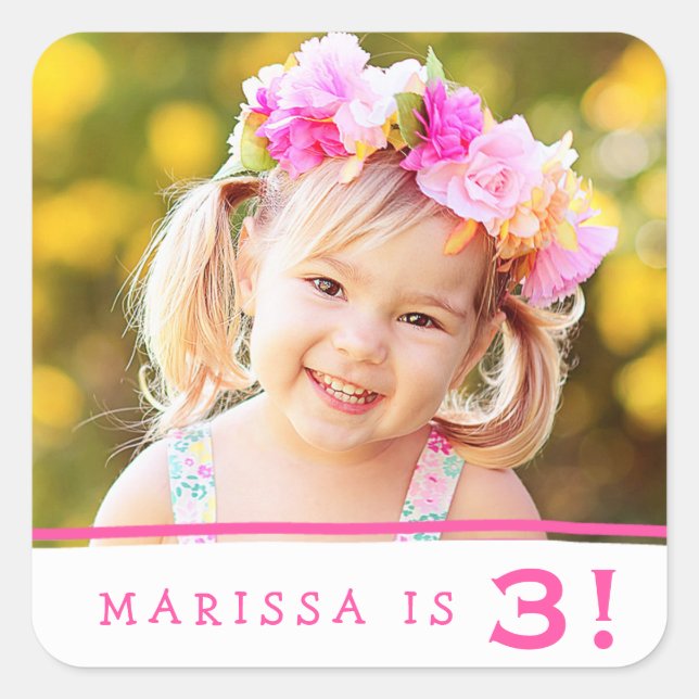 Adesivo Quadrado Foto Personalizada Simplesmente Docente Vinhetas d (Frente)