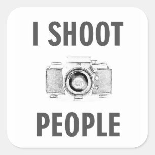 Adesivo Quadrado fotografar fotógrafo de fotografia de texto engraç