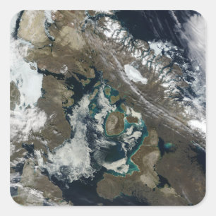 Adesivo Quadrado Foxe Basin, Canadá Norte